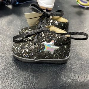 baby falcotto black sneakers size 18